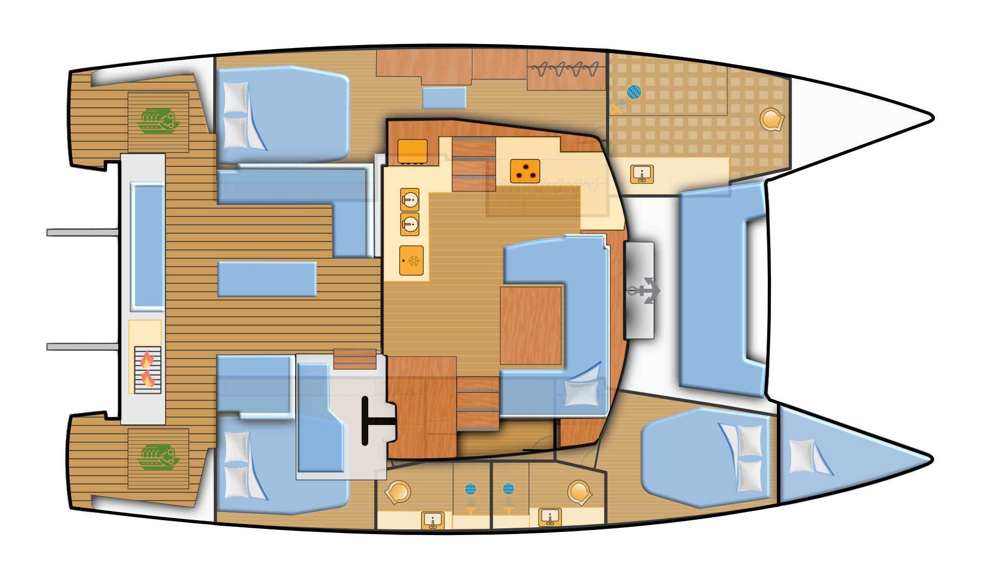 Fountaine Pajot Elba 45